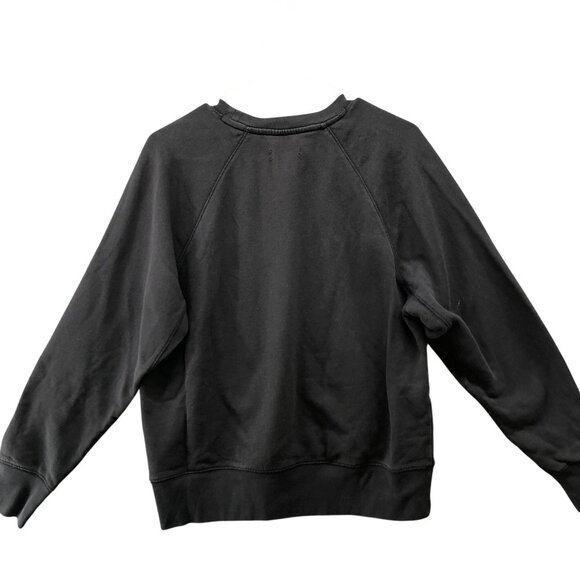 Zadig & Voltaire Black Sweatshirt Womens S Gold Skull Crewneck Pullover - Picture 2 of 9